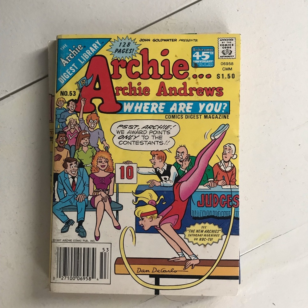 Archie Andrews Comics Digest #53  - Bright Yellow Cover